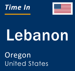 Current local time in Lebanon, Oregon, United States
