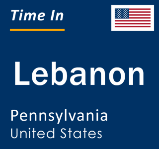 Current local time in Lebanon, Pennsylvania, United States