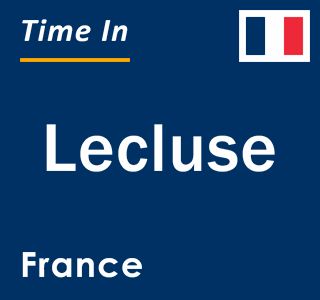 Current local time in Lecluse, France