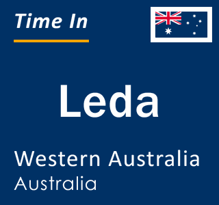 Current local time in Leda, Western Australia, Australia