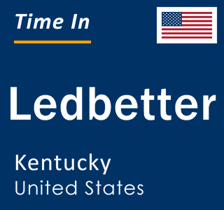 Current local time in Ledbetter, Kentucky, United States