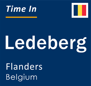 Current local time in Ledeberg, Flanders, Belgium