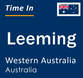 Current local time in Leeming, Western Australia, Australia
