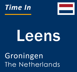 Current local time in Leens, Groningen, The Netherlands