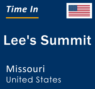 Current local time in Lee's Summit, Missouri, United States