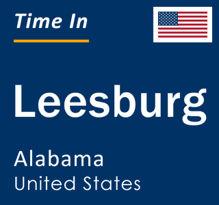 Current local time in Leesburg, Alabama, United States