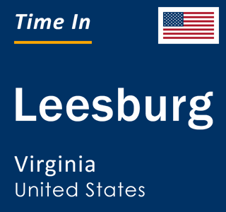 Current local time in Leesburg, Virginia, United States