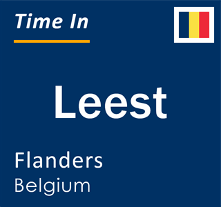 Current local time in Leest, Flanders, Belgium