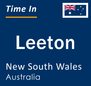 Current local time in Leeton, New South Wales, Australia