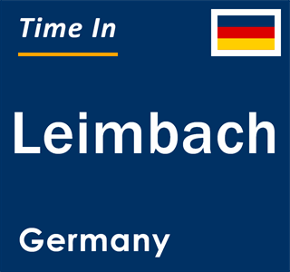 Current local time in Leimbach, Germany