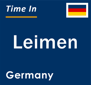 Current local time in Leimen, Germany