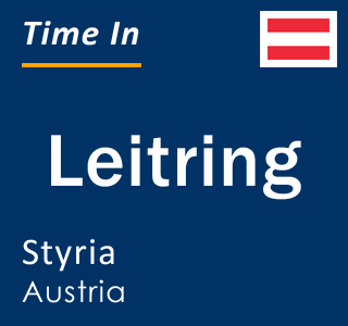 Current local time in Leitring, Styria, Austria