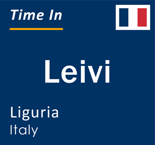 Current local time in Leivi, Liguria, Italy