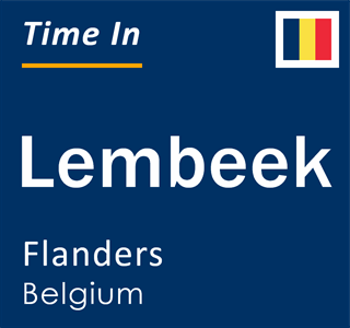 Current local time in Lembeek, Flanders, Belgium