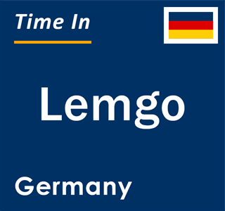 Current local time in Lemgo, Germany