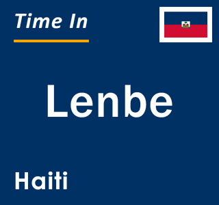 Current time in Lenbe, Haiti