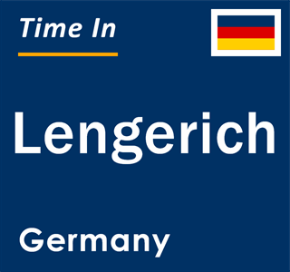 Current local time in Lengerich, Germany