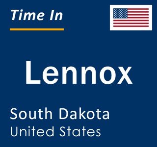 Current local time in Lennox, South Dakota, United States