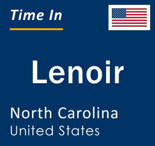 Current time in Lenoir, North Carolina, United States