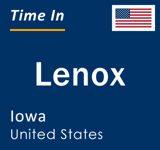 Current local time in Lenox, Iowa, United States