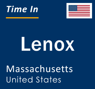 Current local time in Lenox, Massachusetts, United States