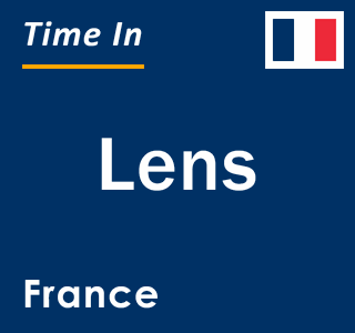 Current local time in Lens, France