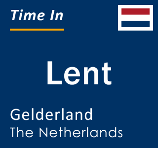 Current local time in Lent, Gelderland, The Netherlands