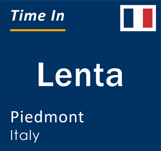 Current local time in Lenta, Piedmont, Italy