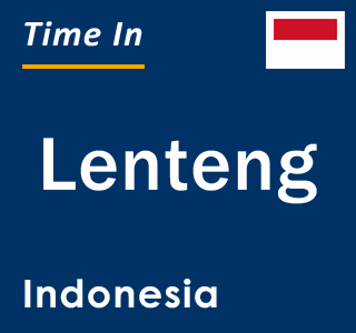 Current local time in Lenteng, Indonesia