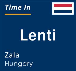 Current local time in Lenti, Zala, Hungary