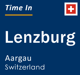 Current local time in Lenzburg, Aargau, Switzerland