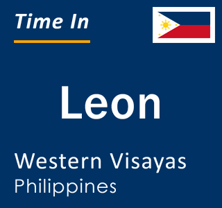 Current local time in Leon, Western Visayas, Philippines