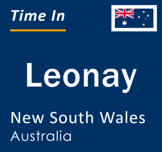 Current local time in Leonay, New South Wales, Australia