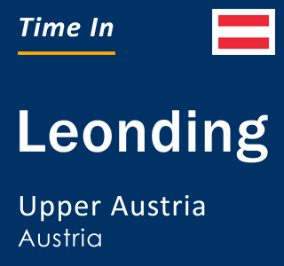Current local time in Leonding, Upper Austria, Austria