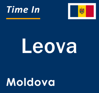 Current local time in Leova, Moldova