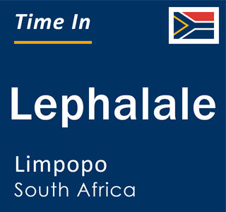 Current local time in Lephalale, Limpopo, South Africa