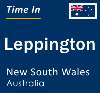 Current local time in Leppington, New South Wales, Australia