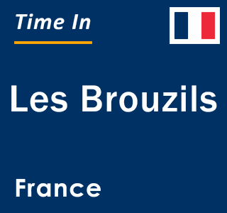 Current local time in Les Brouzils, France