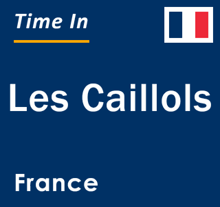 Current local time in Les Caillols, France