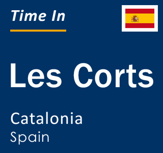 Current time in Les Corts, Catalonia, Spain