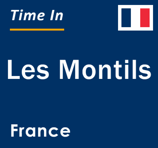 Current local time in Les Montils, France