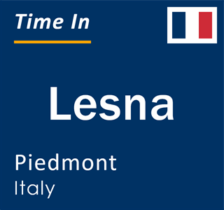 Current local time in Lesna, Piedmont, Italy