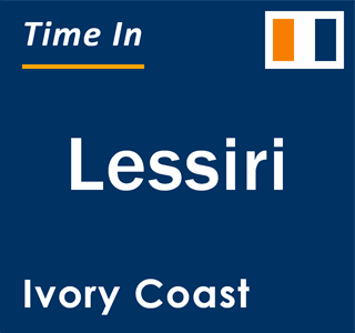 Current local time in Lessiri, Ivory Coast