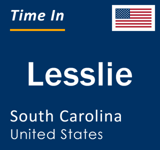 Current local time in Lesslie, South Carolina, United States