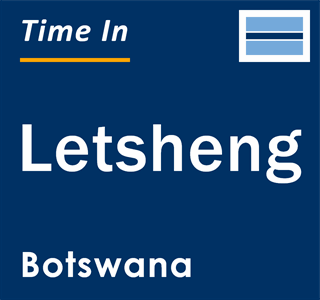 Current local time in Letsheng, Botswana