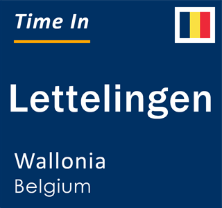 Current local time in Lettelingen, Wallonia, Belgium