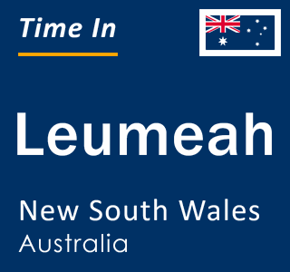 Current local time in Leumeah, New South Wales, Australia