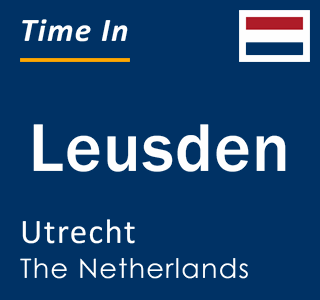Current local time in Leusden, Utrecht, The Netherlands
