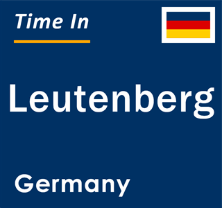 Current local time in Leutenberg, Germany