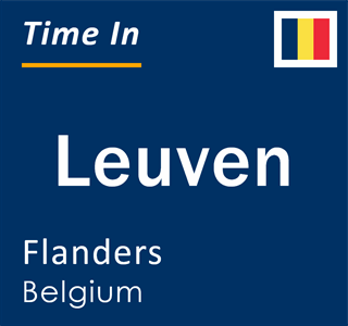 Current local time in Leuven, Flanders, Belgium